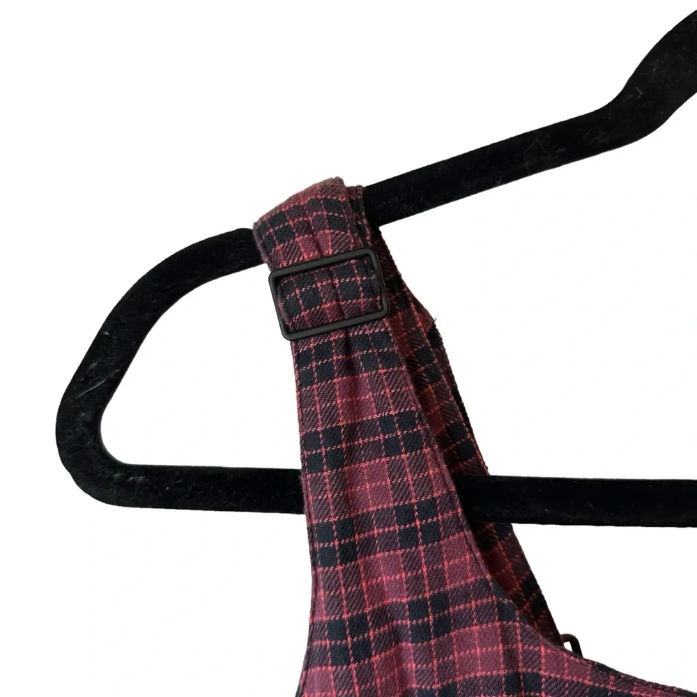 Volcom Plaid‎ Dress Size 8 Adjustable Straps